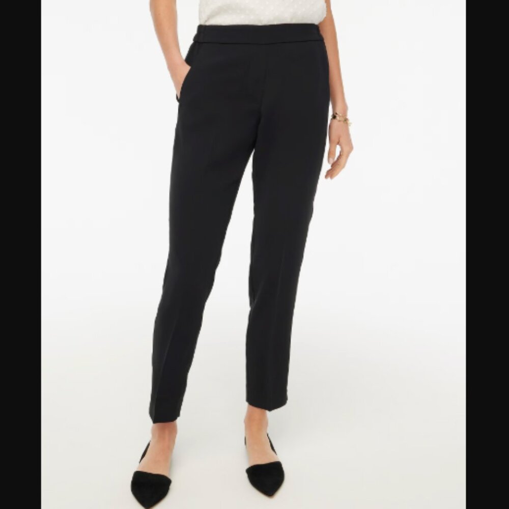 J. Crew Jamie Pant Trousers in Black Size 4 Retail Price $98.00